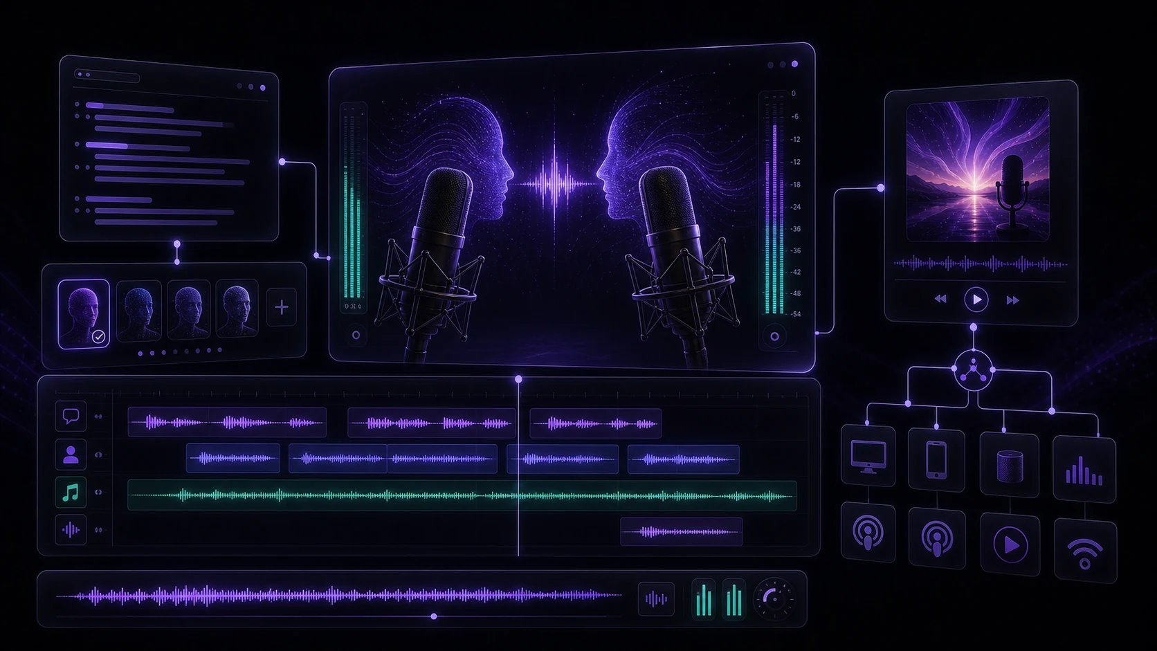 How to Create a Podcast Using AI Voice Technology